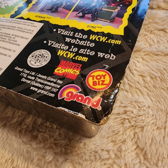 Kevin Nash WCW nWo WWE Vintage Slam N Crunch Action Figure 1999 BNIB - Picture 6 of 6